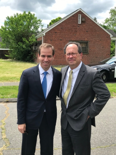 luke bronin and greg at westbrook village